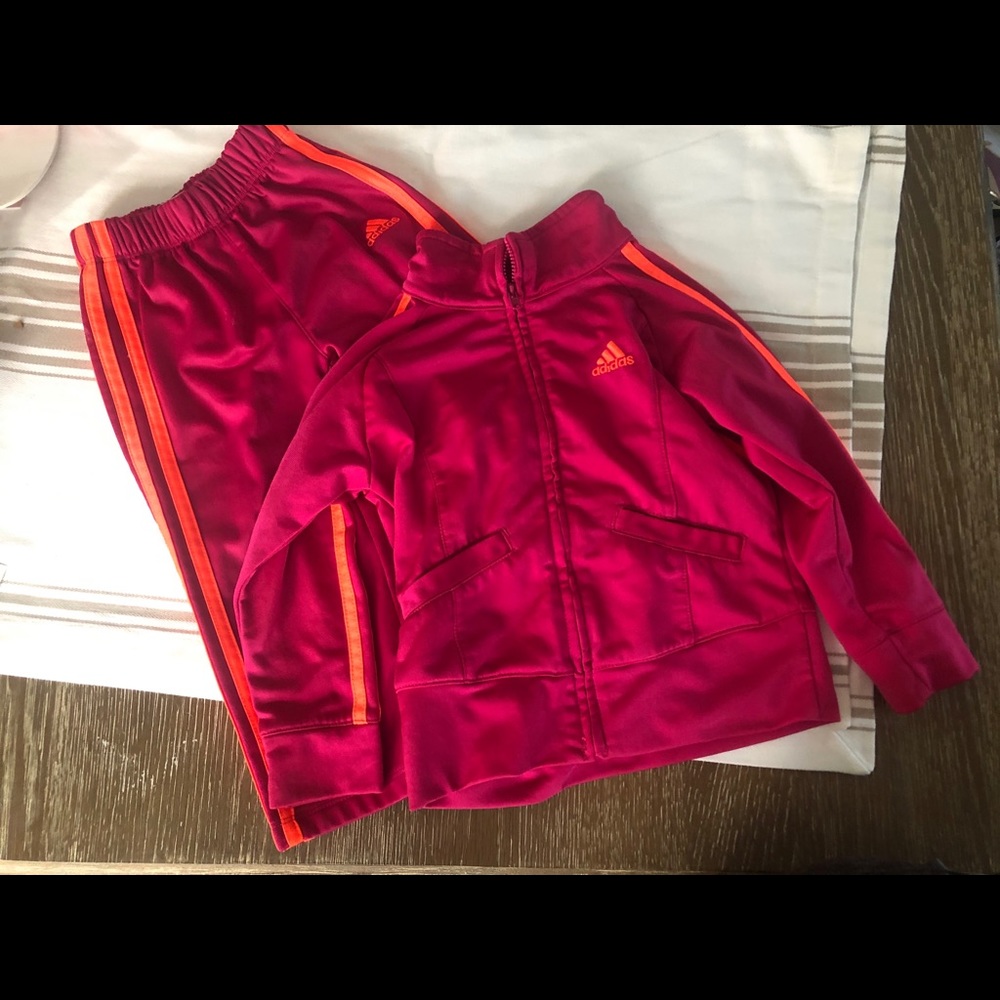 Adidas size 2t track suit